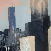 PINK NEW YORK II (71x71cm)