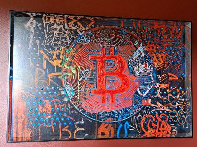 Cryptocurrency Bitcoin Graffiti VII